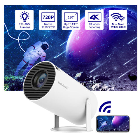 Portable Home Projector WiFi FHD